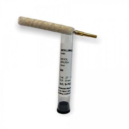 Valymo šepetėlis Wool brush M4 Cal. 27-338/6,8-9mm Niebling (9-762.40.27)