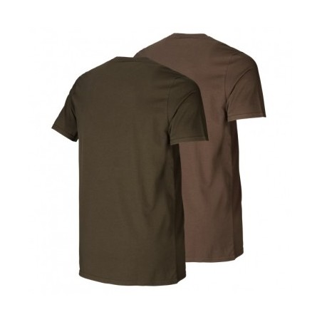 Marškinėliai Harkila graphic 2-pack (Willow green/Slate brown)
