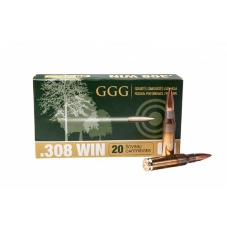 Šoviniai GGG SU .308 WIN HPBT kulka 10,89g/168 gr